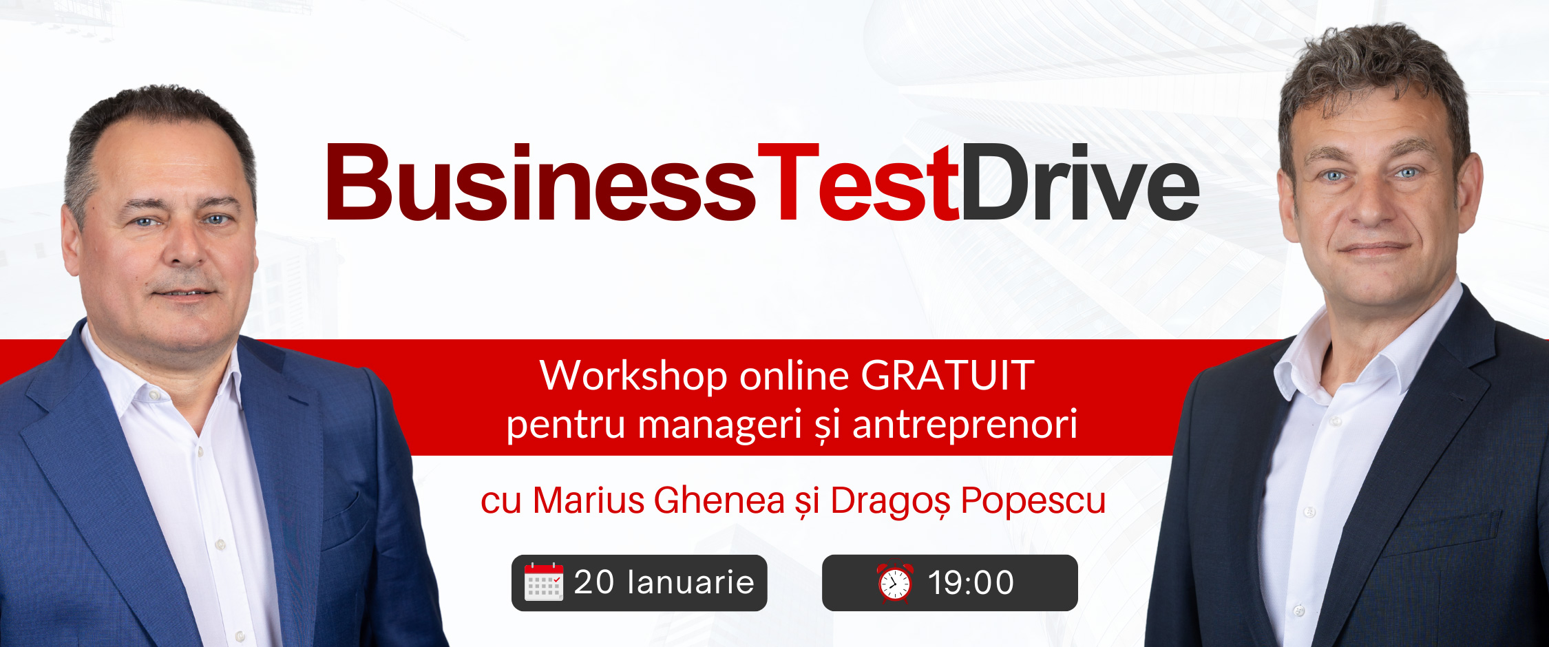 BusinessTestDrive – Workshop online GRATUIT pentru manageri și antreprenori